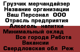 Грузчик-мерчандайзер › Название организации ­ Ваш Персонал, ООО › Отрасль предприятия ­ Алкоголь, напитки › Минимальный оклад ­ 17 000 - Все города Работа » Вакансии   . Свердловская обл.,Реж г.